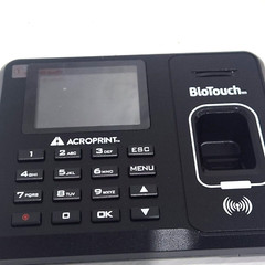 BioTouch Fingerprint Time Clock – Acroprint – No Monthly Fee, USB & Secure Log