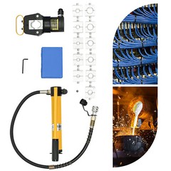 20Ton Hydraulic Crimper Crimping Tool /wDies Cable Wire Hose Lug Terminal + Pump