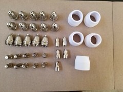 Amico CHF-50 CUT-50HF Plasma Cutter Torch Tips Consumables 35 PCS set Pilot ARC