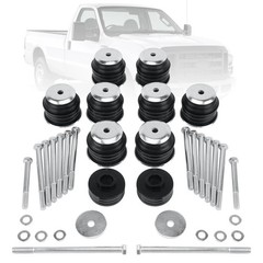 KF04058BK Body Cab Bushing Kits Body Mount Bushing Kit for 1999-2007 Ford Sup…