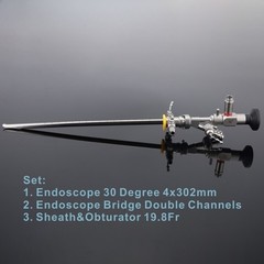 Rigid Urology Cystoscope 30 Degree 4x302mm Sheath & Endoscope Bridge