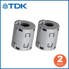 x2 PACK NEW TDK ORIGINAL Openable Flat Cable Ferrite Core Grey ZCAT3035-1330
