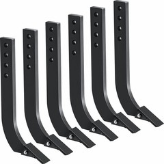 Garvee 6PCS Tractor Box Blade 16″ Ripper Shanks Heavy-Duty Steel Digging Plowing