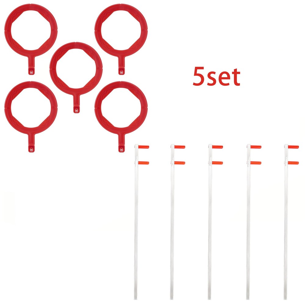 5Set Dental Sensor Holder Dental X-Ray Positioning Aiming Ring Bitewing/Anterior