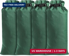 Yopay 4 Pack Sandbags for Flooding, Reusable Flood Water Barrier Sand Bags, 27″x