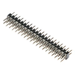 2.0mm Pitch Double Row Straight Male Pin Header 2x2P/3/4/5/6/7/8/10/12/20/40P