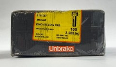 Unbrako Socket Head Cap M10x40 Zinc Yellow CR3 1181397 100-Pack
