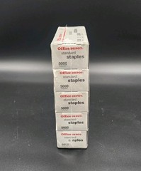 Office Depot ¼ (6cm) Standard Staples – 5 Pack – 25,000 total