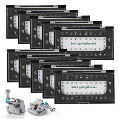 Dental Orthodontic Bracketo Autoenganchado Monoblock Mini MBT 022 Hooks 345