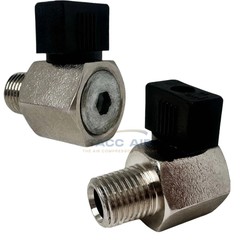 2 pack 1/4″ MNPT Ball Valve Style Air Tank Drain Moisture Water Petcock