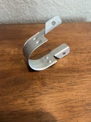 CPVC Sidemount 1 1/4” Two-Hole Strap UL Listed (100qty) With Screws