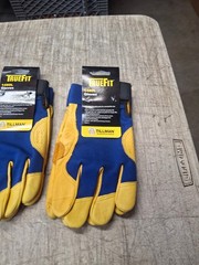 3 Qty. Tillman 1480 TrueFit Top Grain Deerskin Performance Work Gloves Large