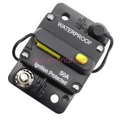 Circuit Breaker Reset 50AMP 12V DC Car Auto Marine Stereo Audio FuseInverter