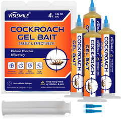 Roach Gel Bait Indoor and Outdoor: Cockroach Killer Repellents for German Coc…