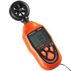 VEVOR Handheld Anemometer Digital Wind Speed Meter Gauge 14℉-113℉with LED Screen