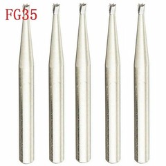 10 Pcs/Box Dental High Speed Handpiece Inverted Cone Tungsten Carbide Drill Burs