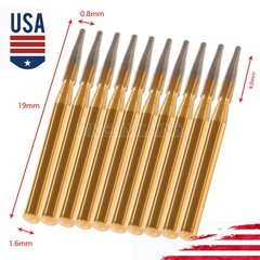 FG7901 Premium Carbide Needle Shaped Bur 12 Blades 10pcs/pk
