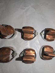 NEW LOT OF 6 GENUINE BUSSMANN BUSS No. 616 REDUCERS 3 PAIRS