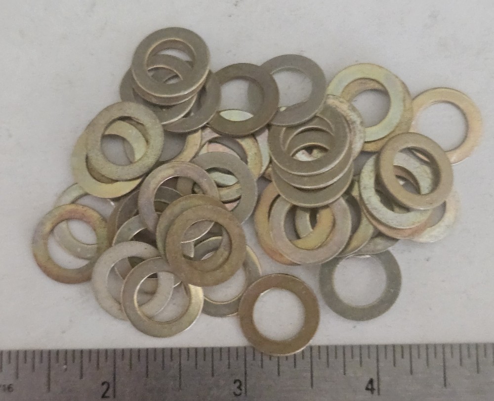 AN960-616 Flat Steel Washers 3/8″ ID x 5/8″ OD x 0.032″ Thick Bag of 50 EA.