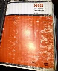 4 CASE 4890 4690 2870 TRACTOR PARTS CATALOGS MANUAL OEM **