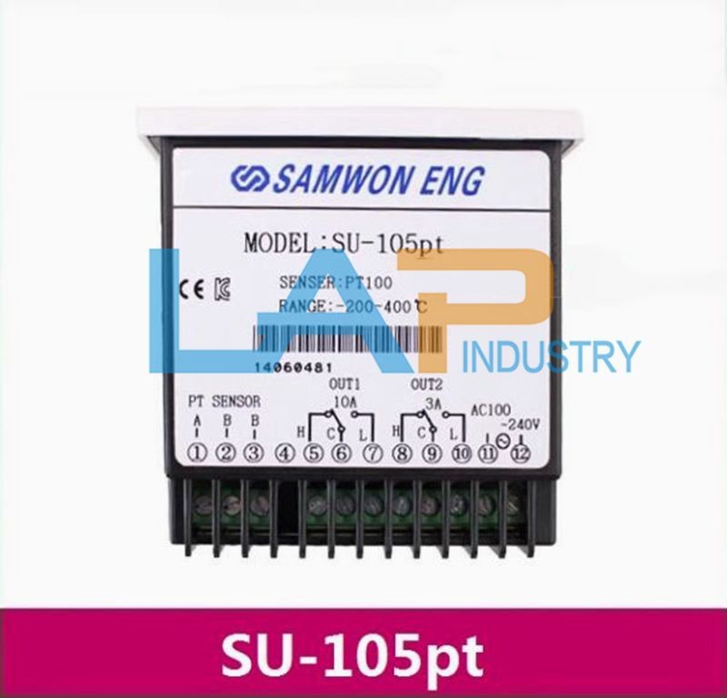1 Pc. New Temperature controller SU-105PT PT100 -200~400℃