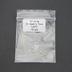 10 Pcs 1 Pack Dental Crimpable Hooks Size Long Curved Left Fix On Wires Hook