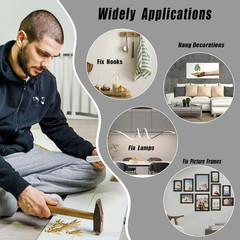 360Pcs Self Drilling Drywall Anchors with Screws Kit, 4 Sizes Sheetrock Anchors