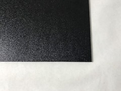 ABS Black Plastic Sheet 1/4″ x 24″ x 24” (.250″) 6mm – Haircell 1 Side Stereo