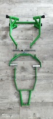 Kawasaki zx6r 636 03 /04- Steel scrape bar – 12 o’clock +Titanium round bar.