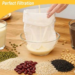 Prinkroomy Reusable Fine Mesh Strainer Bag Multi-Use Nylon Filter For Nut Milk