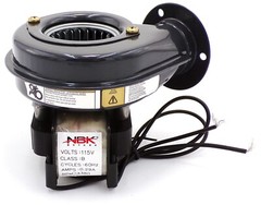 Dayton 1Tdn1 Round Oem Blower, 3394 Rpm, 1 Phase, Direct, Rolled Steel