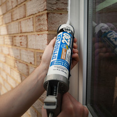 DAP DYNAFLEX 230 Premium Elastomeric Interior/Exterior Sealant: 10.1 fl oz. (Gre
