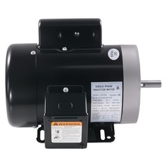 1HP Electric Motor 3450 RPM, AC 115V/230V, 56C Frame, Air Compressor Motor