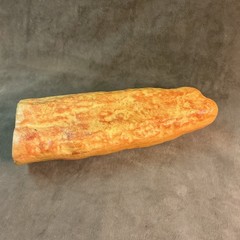 Vintage Faux Bread/Styrofoam Painted French Baguette Half Size Design