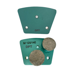 6 Pack Grinder Tooling for Bolt on Concrete Floor Grinders Medium Bond 120 Grit