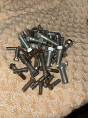 8 Pounds Of Bolts Some Large
