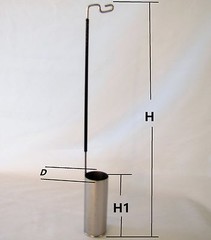 Canister holder for 2L Or 3L Liquid Nitrogen LN2 Storage Tank Dewar Cryogenic