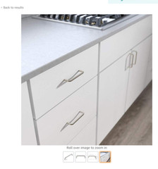 Silverline Satin Nickel Cabinet Drawer Wire Pull Solid Handle(CC) 96mm( 25P)