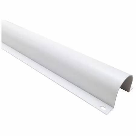 Electriduct-Wire Guard, 4 in H, 5 ft L, 4 in W, 1 Channel, PVC, White|124262