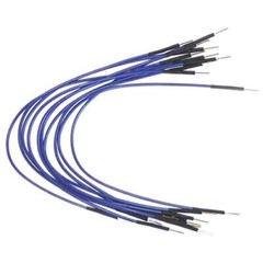 50 Piece Set of Male to Male Jumper Wire, Lengths of 2″ to 8″, Assorted Colors