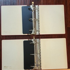Lot National Brand 87-124 USA 3-Ring Binder 4” Spine Heavy Duty Piano Hinge RED