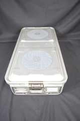 Aesculap JN441 Full Size Sterile Container Case With Lid Plates and Filters