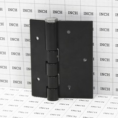 Aluminum Fence Gate Hinges – 5″ Self Closing (Single Pack)