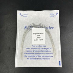 100pcs Dental Orthodontic Super Elastic Niti Arch Wire Round Ovoid/Natural Form