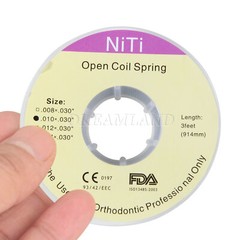 10 Roll Dental Orthodontic Niti Open Coil Spring Spool Dia.010 *030 ” inch 914mm