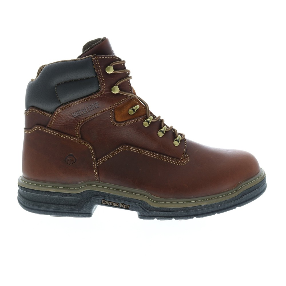 Wolverine Raider 6″ Contour Welt W02421 Mens Brown Wide Work & Safety Boots 10
