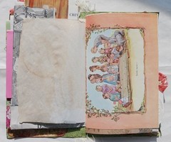 Vintage Style Junk Journal Handmade 86 Pages Women Mother Journal