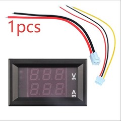DC 100V 10A LED Digital Voltmeter Ammeter Voltage Current Panel Meter 5 Wire