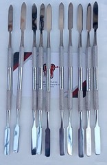 10 PCS DENTAL Cement Spatula, Double Ended, Mirror Finish German Stainless