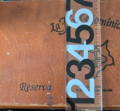 Mixed Lot Vintage Letterpress Wood Printing Blocks 59 Misc. in Old Cigar Box